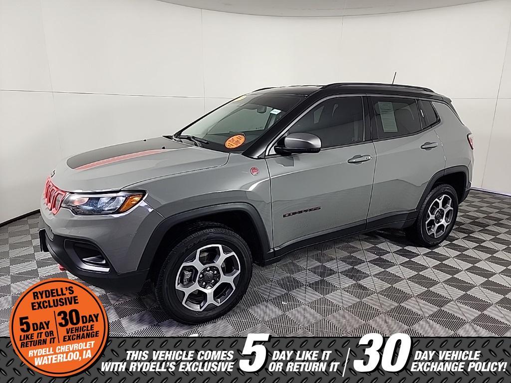 used 2022 Jeep Compass car, priced at $22,991