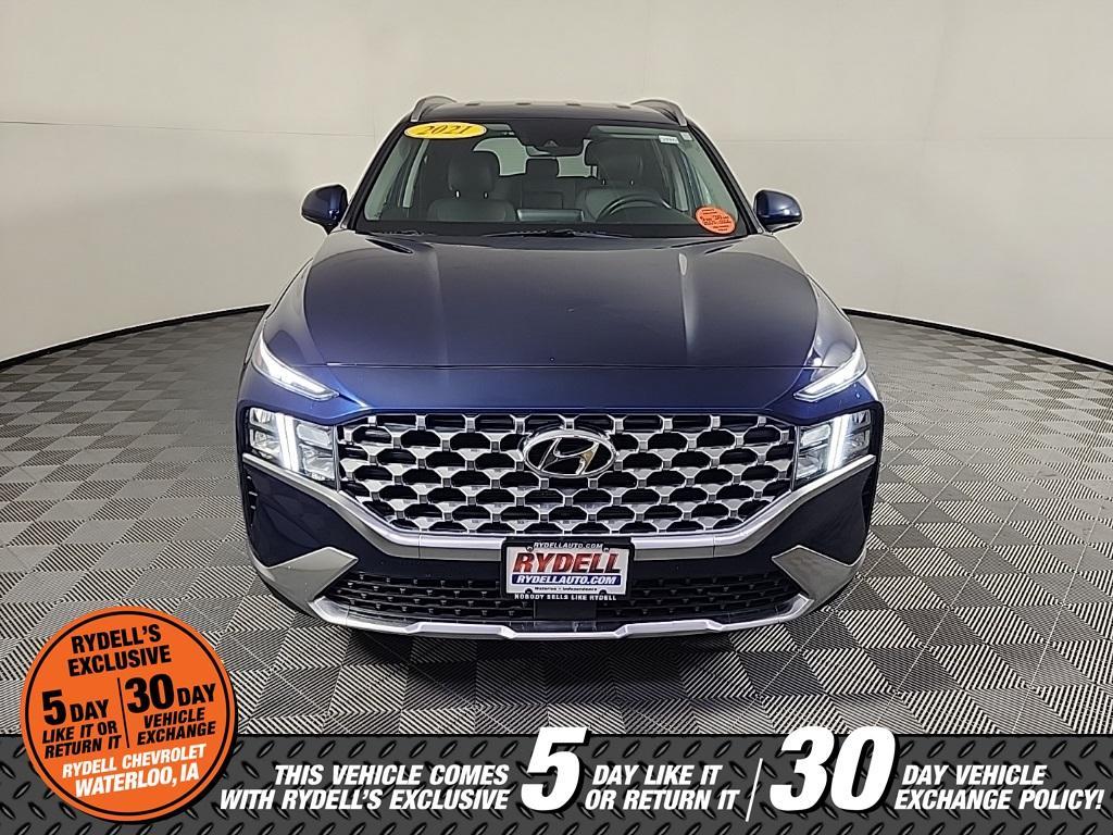 used 2021 Hyundai Santa Fe car, priced at $18,991
