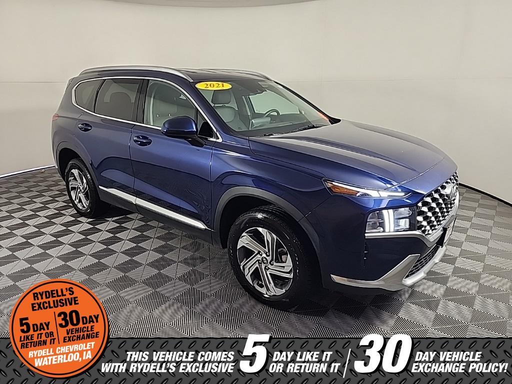 used 2021 Hyundai Santa Fe car, priced at $18,991