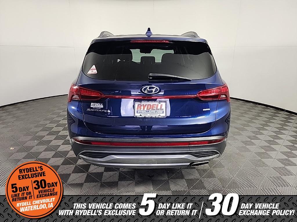 used 2021 Hyundai Santa Fe car, priced at $18,991