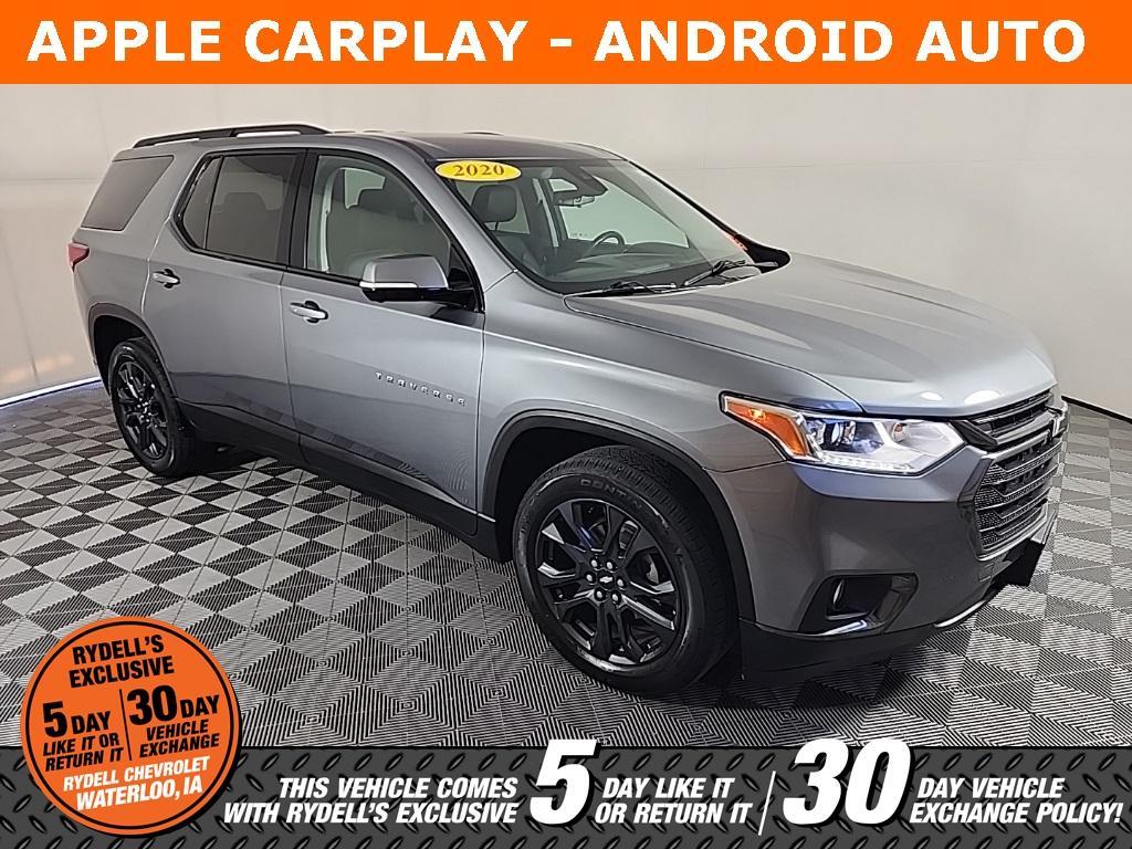 used 2020 Chevrolet Traverse car, priced at $26,991