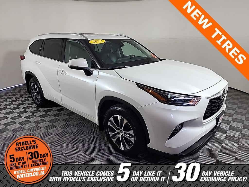 used 2022 Toyota Highlander car, priced at $36,991