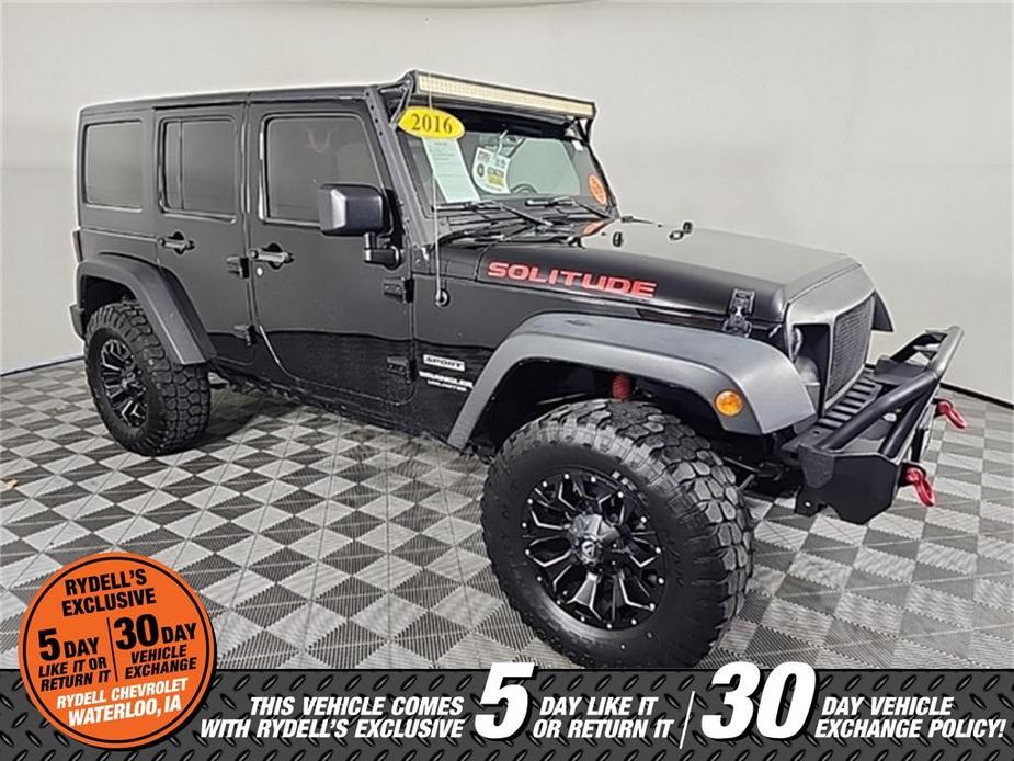 used 2016 Jeep Wrangler Unlimited car, priced at $20,442