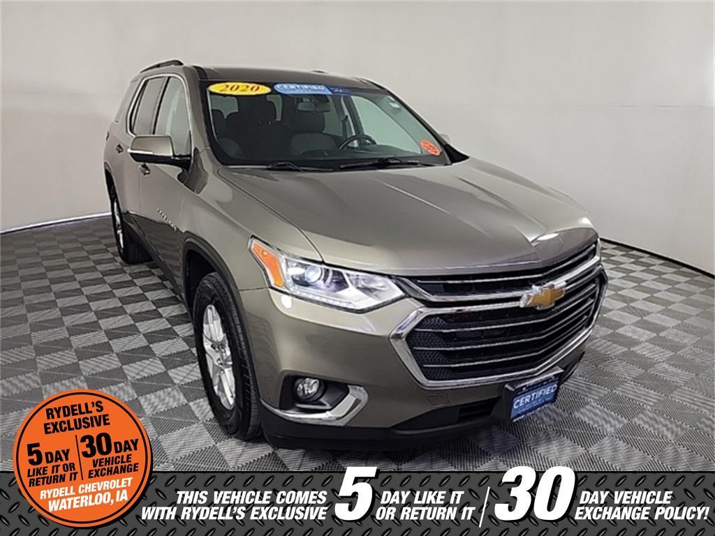used 2020 Chevrolet Traverse car, priced at $22,991