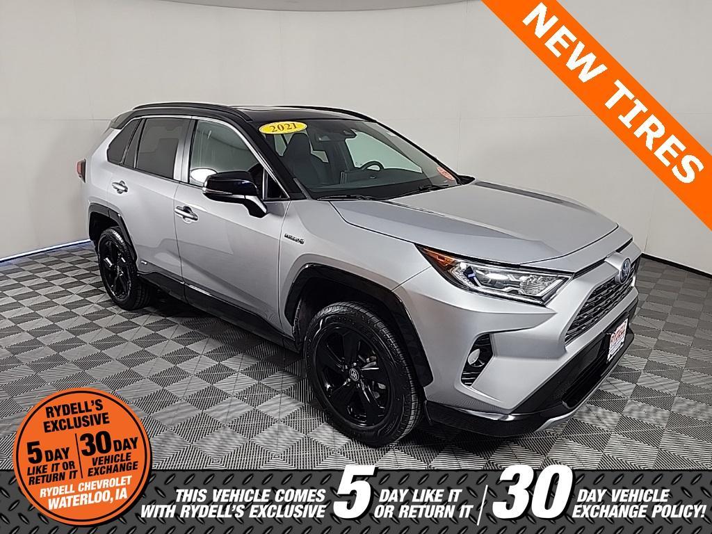 used 2021 Toyota RAV4 Hybrid car, priced at $30,533