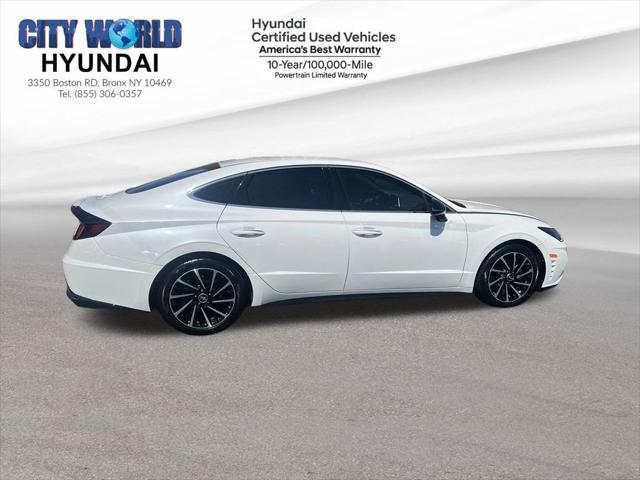 used 2020 Hyundai Sonata car, priced at $18,578