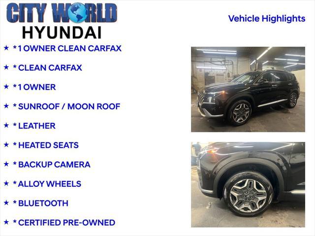 used 2022 Hyundai Santa Fe car, priced at $27,719