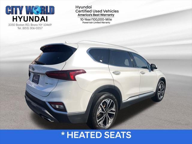 used 2019 Hyundai Santa Fe car, priced at $19,860