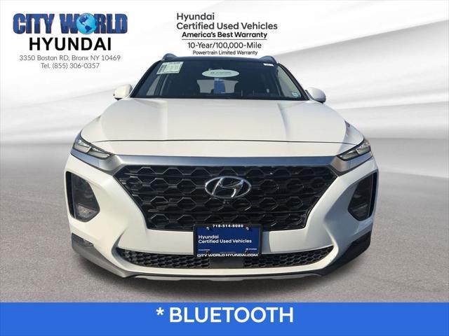 used 2019 Hyundai Santa Fe car, priced at $19,860