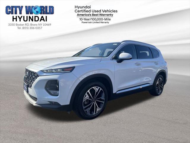 used 2019 Hyundai Santa Fe car, priced at $19,860