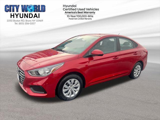 used 2022 Hyundai Accent car, priced at $16,010