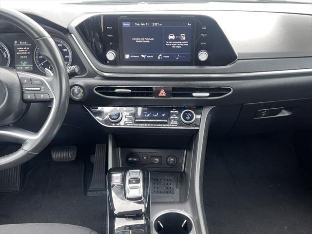used 2021 Hyundai Sonata Hybrid car, priced at $19,558