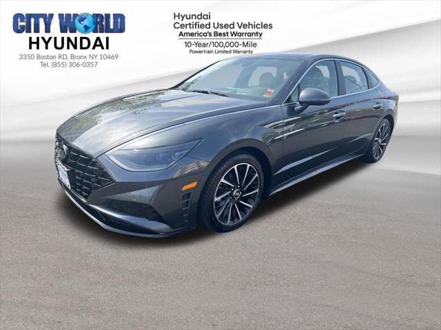 used 2021 Hyundai Sonata car, priced at $20,053