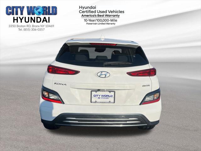 used 2023 Hyundai Kona EV car, priced at $21,012