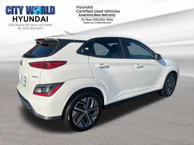 used 2023 Hyundai Kona EV car, priced at $21,012