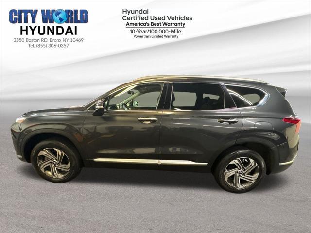 used 2021 Hyundai Santa Fe car, priced at $20,314