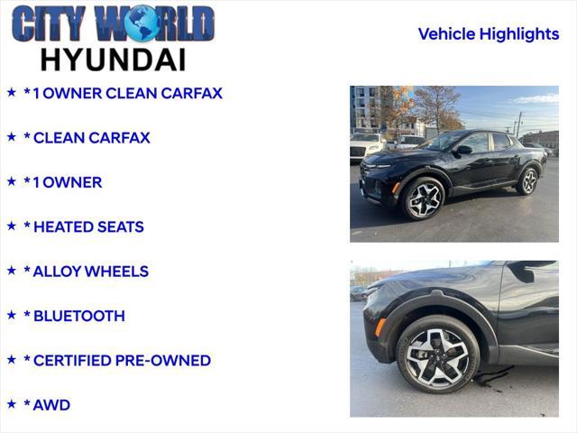 used 2022 Hyundai Santa Cruz car, priced at $28,562