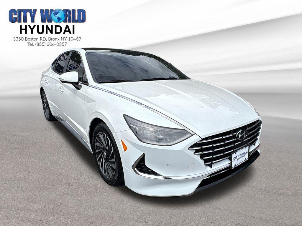 used 2021 Hyundai Sonata Hybrid car, priced at $18,500