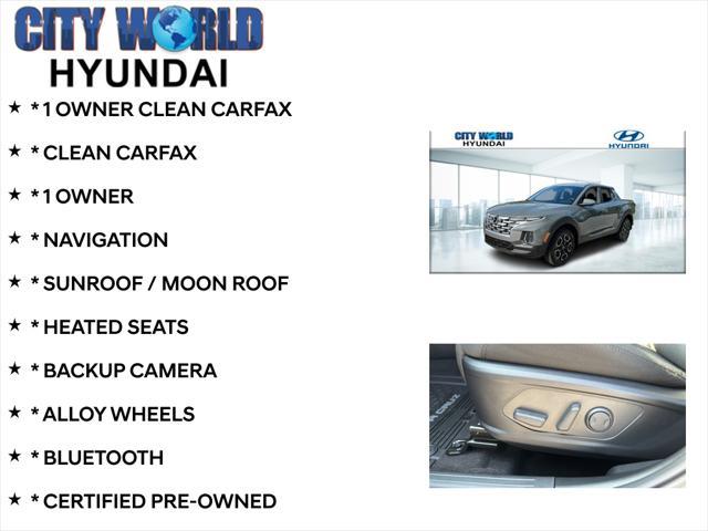 used 2024 Hyundai Santa Cruz car, priced at $33,290