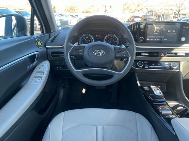 used 2023 Hyundai Sonata Hybrid car, priced at $23,653