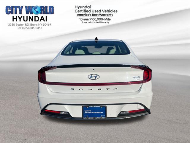 used 2023 Hyundai Sonata Hybrid car, priced at $23,653