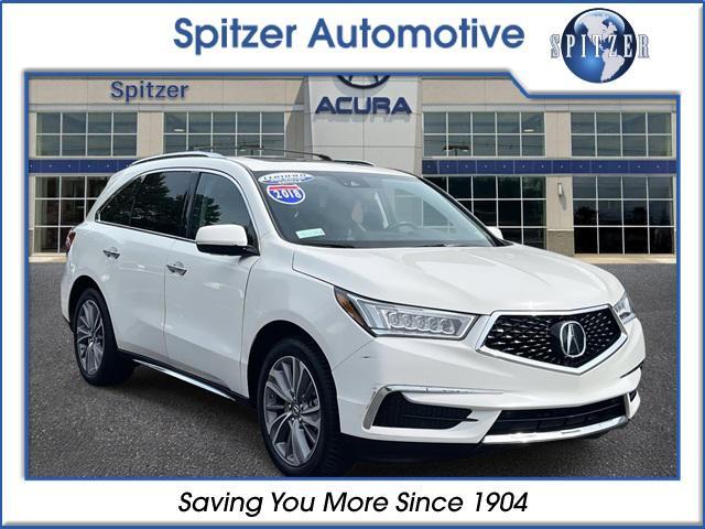 used 2018 Acura MDX car, priced at $22,991