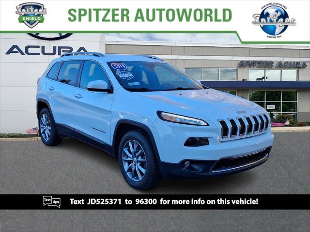 used 2018 Jeep Cherokee car, priced at $14,005