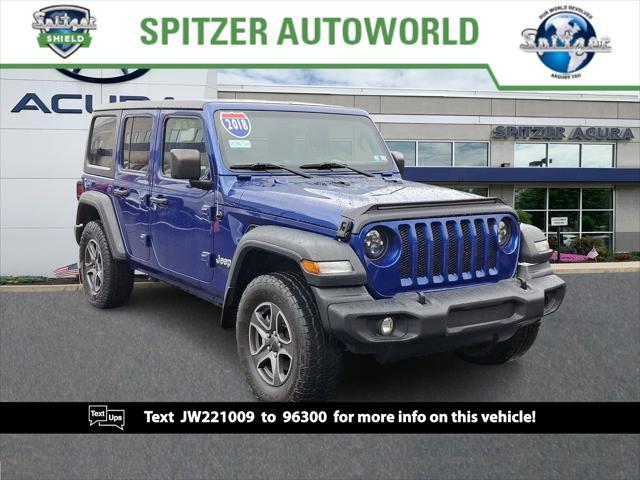 used 2018 Jeep Wrangler Unlimited car, priced at $24,838