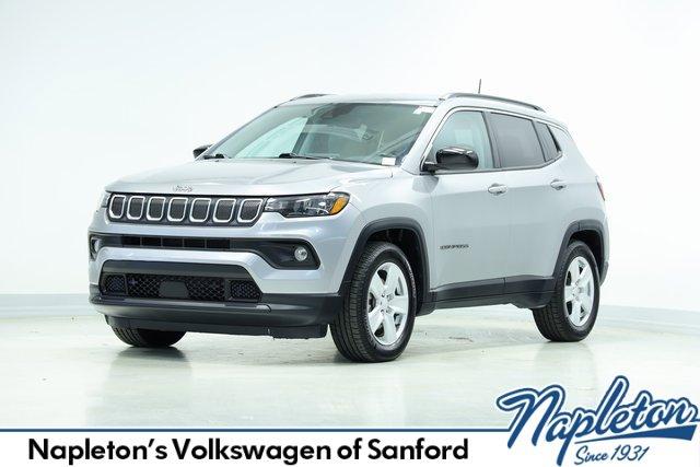 used 2022 Jeep Compass car, priced at $17,100