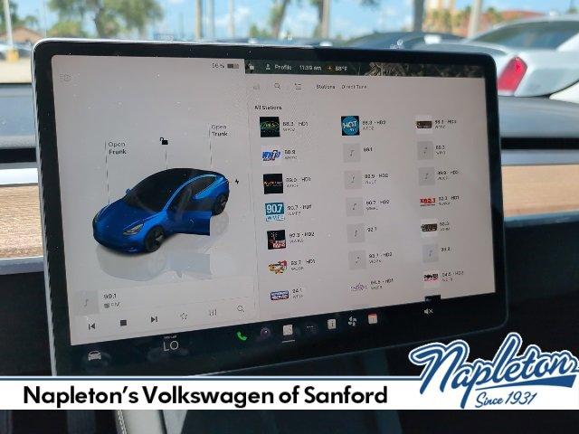 used 2023 Tesla Model 3 car, priced at $28,350