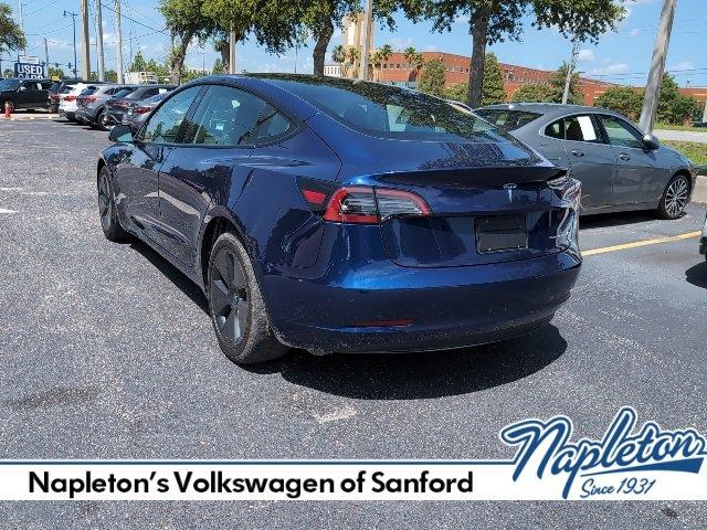used 2023 Tesla Model 3 car, priced at $28,350