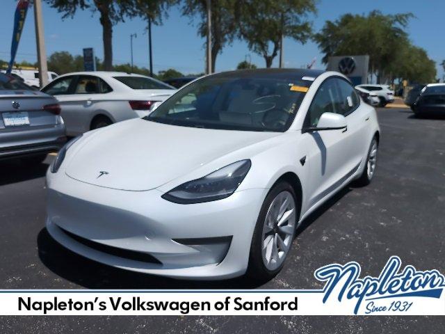 used 2021 Tesla Model 3 car, priced at $22,500