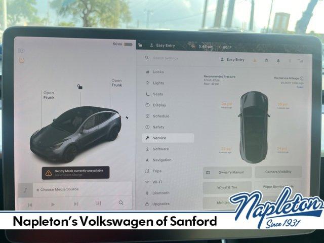 used 2021 Tesla Model Y car, priced at $27,000