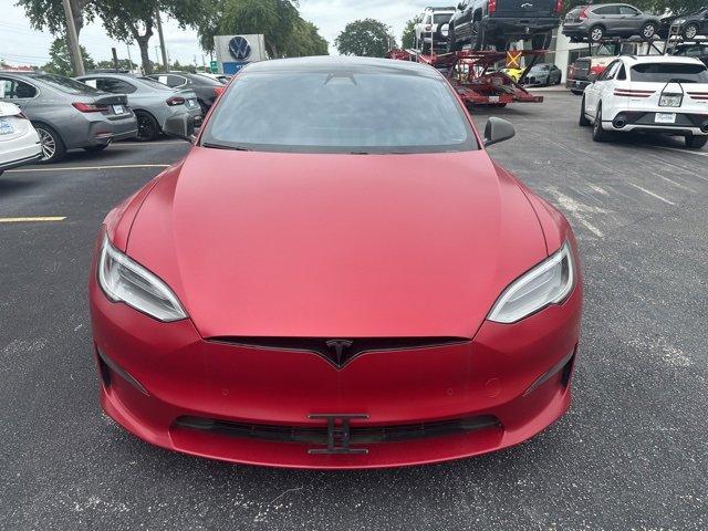used 2021 Tesla Model S car, priced at $55,500