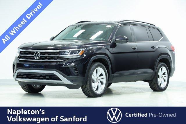 used 2021 Volkswagen Atlas car, priced at $24,300