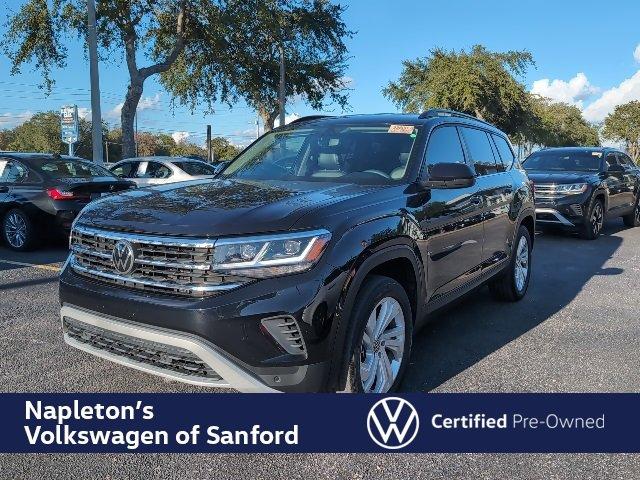 used 2021 Volkswagen Atlas car, priced at $26,000