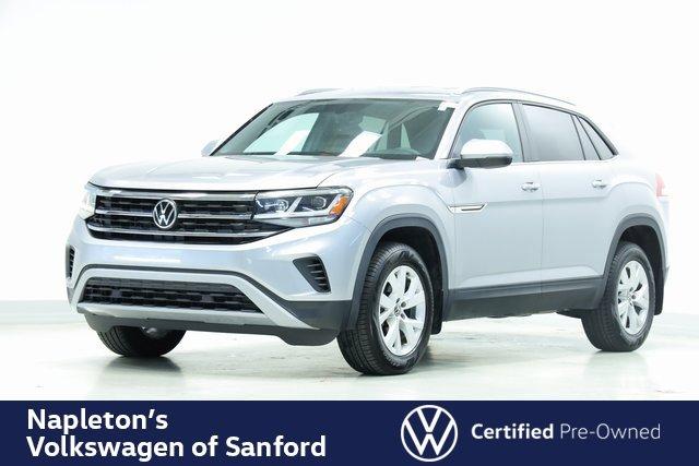 used 2021 Volkswagen Atlas Cross Sport car, priced at $22,000