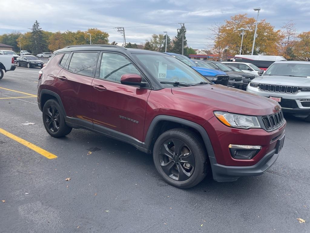 used 2021 Jeep Compass car, priced at $18,834