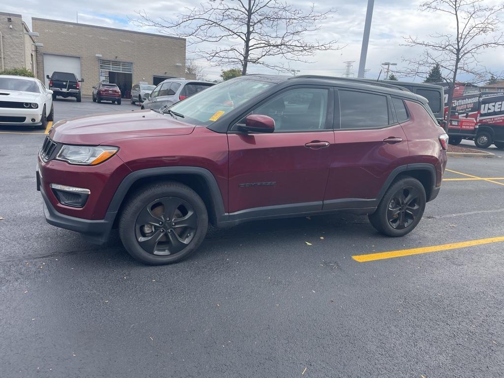 used 2021 Jeep Compass car, priced at $18,834