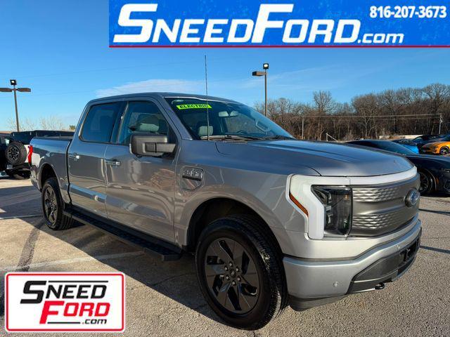 used 2023 Ford F-150 Lightning car, priced at $43,600