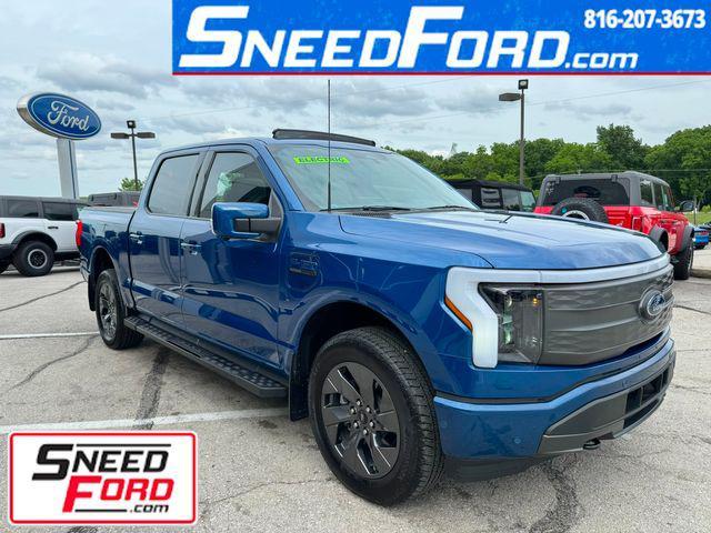 used 2022 Ford F-150 Lightning car, priced at $51,999
