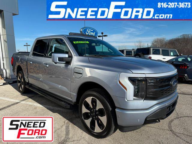 used 2022 Ford F-150 Lightning car, priced at $47,800