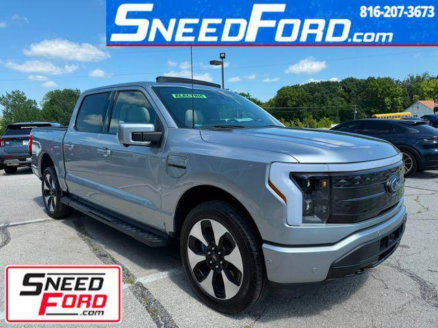 used 2022 Ford F-150 Lightning car, priced at $46,500
