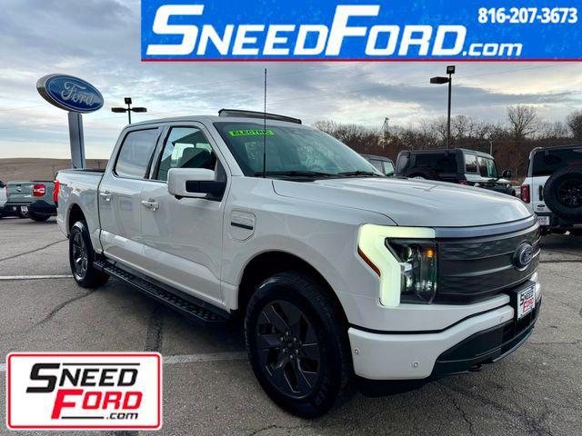 used 2023 Ford F-150 Lightning car, priced at $48,600