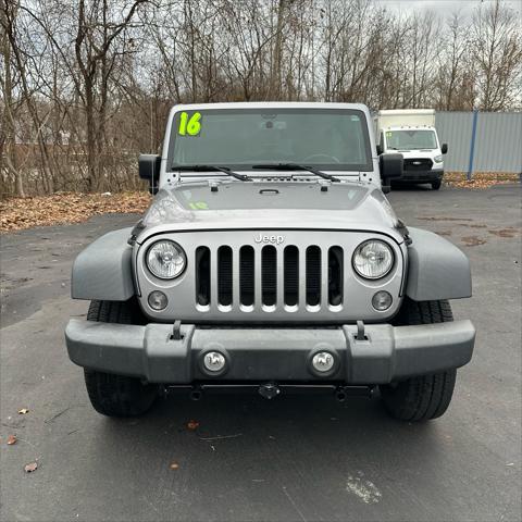 used 2016 Jeep Wrangler Unlimited car, priced at $18,590