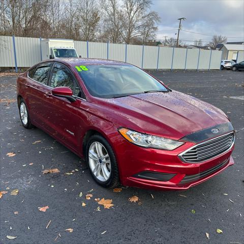 used 2018 Ford Fusion Hybrid car, priced at $15,990