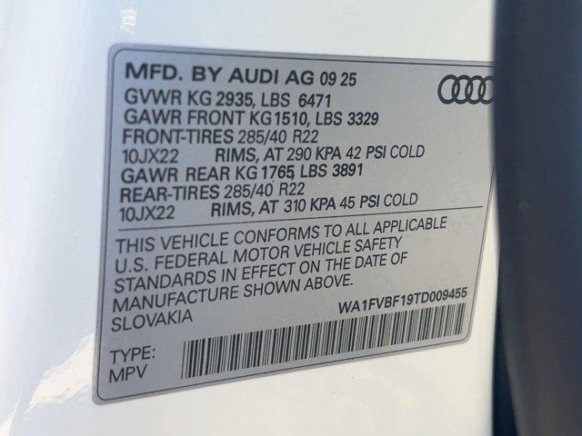 new 2026 Audi Q8 car, priced at $89,281