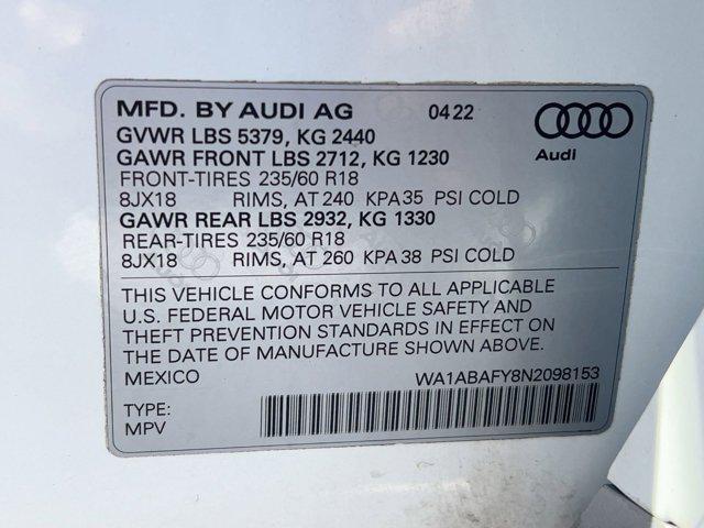 used 2022 Audi Q5 car, priced at $29,999