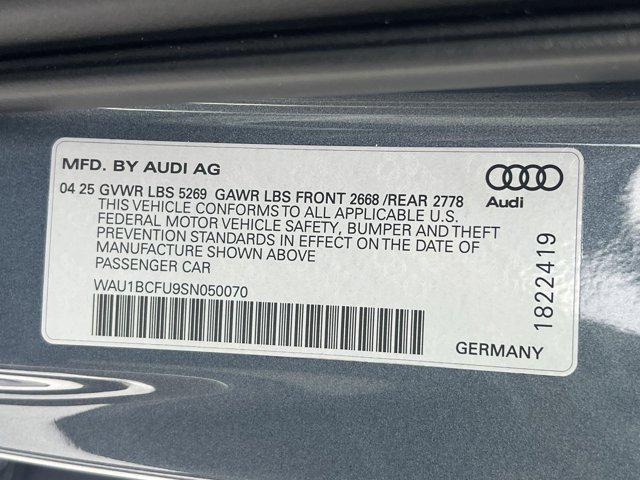 new 2025 Audi A5 car, priced at $51,171