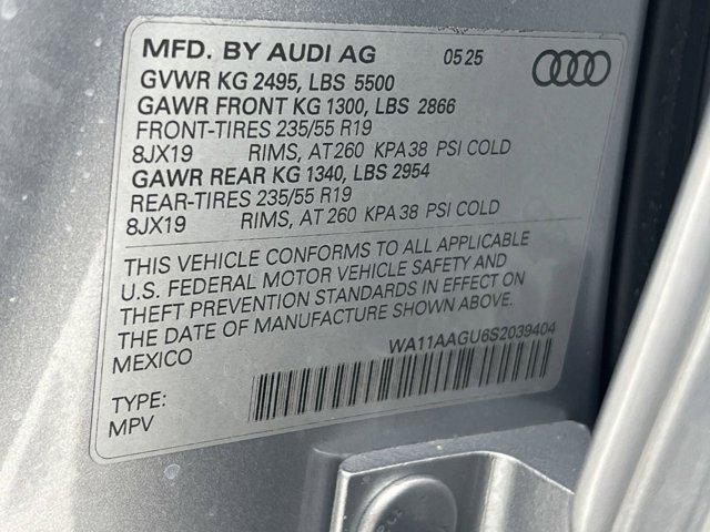 new 2025 Audi Q5 car, priced at $56,041